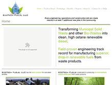 Tablet Screenshot of ecotechfuels.com
